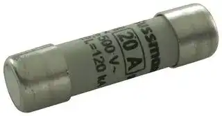 C10G20: Fuse, Industrial / Power, Class gG / gL, 20 A, 500 V, 10mm x 38mm, 13/32" x 1-1/2"