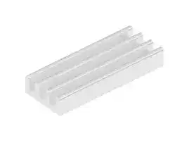 SK 688 37,5 AL: Heat Sink, 18 K/W, 6 mm, 15 mm, 37.5 mm