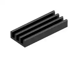 SK 688 37,5 SA: Heat Sink, 18 K/W, 6 mm, 15 mm, 37.5 mm