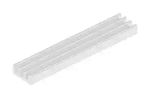 SK 688 75 AL: Heat Sink, 18 K/W, 6 mm, 15 mm, 75 mm