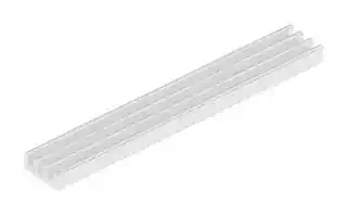 SK 688 100 AL: Heat Sink, 18 K/W, 6 mm, 15 mm, 100 mm