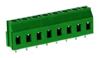 CTB07VK/8: Wire-To-Board Terminal Block, 7.5 mm, 8 Ways, 30 AWG, 12 AWG, 4 mm², Screw