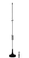 MIKE2A/5M/FMEF/S/S/26: Whip Antenna, 1.71GHz to 2.17GHz, 2 VSWR, 5dBi Gain, 50ohm, Linear Vertical Polarisation, Magnetic