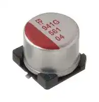 RHS1V101MCN1GS: Polymer Aluminium Electrolytic Capacitor, FP-Cap, 100 µF, 35 V, Radial Can - SMD, 0.025 ohm
