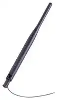 AEACAQ190012-S2400: Whip Antenna, 2.4GHz to 2.4835GHz, 2 VSWR, 5dBi Gain, Linear Polarisation, Knuckle