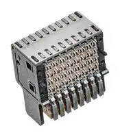 039-41C0-10V: Connector, Right Angle, HD Express Series, 64 Contacts, 2 mm, Header, Press Fit, 8 Rows