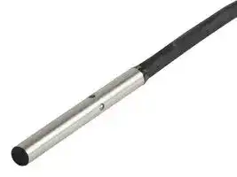 E2E-C04S12-WC-B1 2M OMS: Inductive Proximity Sensor, Cylindrical, E2E Series, M4, 1.2 mm, PNP-NO, 10 V to 30 V, Pre-wired