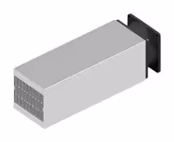 LA 21 250 230: Fan / Force Cooled Heat Sink, 230 VAC, 0.078 K/W, 93 mm, 92 mm, 250 mm, 75 m³/h, 37 dBA