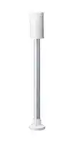 LR5-02PJNW: Body Unit, 50mm Modular LED Signal Tower, 24VDC, Pole Mount, Circular Bracket/Cable, Off White