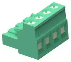 1546108-6: Pluggable Terminal Block, 5.08 mm, 6 Ways, 30 AWG, 12 AWG, 3 mm², Screw
