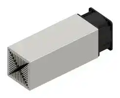LAM 6 150 12: Fan / Force Cooled Heat Sink, 12VDC, 0.15 K/W, 60 mm, 60 mm, 150 mm, 70 m³/h, 53 dBA