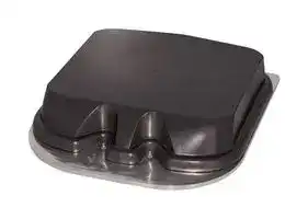 1399.99.0153: Antenna, Railway Roof Top, 4.9 GHz to 7.125 GHz, 7 dBi, Right Hand Circular, Vertical