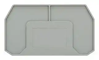 8WH9000-3UA00: Cover, Terminal Blocks, Screw Mounting, Grey