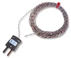 Z2-T-5.0-MP-1/0.315 PFA TTP+MP: Thermocouple, Durable PFA, 1 x 0.315mm, T, -75 °C, 250 °C, 16.4 ft, 5 m