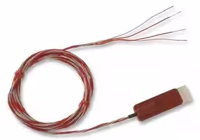 PT100 RTF4-5.0 (5MTR LEAD): RTD Sensor, Silicon Patch, Component with Leads, Class B, 100 ohm
