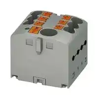 3273330: Panel Mount Barrier Terminal Block, 24 A, 500 V, 7 Pole, 3, Push In, 12 AWG