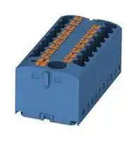 3273332: Panel Mount Barrier Terminal Block, 24 A, 500 V, 7 Pole, 3, Push In, 12 AWG