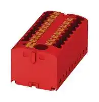 3273334: Panel Mount Barrier Terminal Block, 24 A, 500 V, 7 Pole, 3, Push In, 12 AWG
