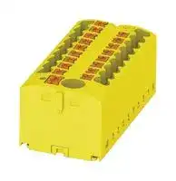 3273336: Panel Mount Barrier Terminal Block, 24 A, 500 V, 7 Pole, 3, Push In, 12 AWG