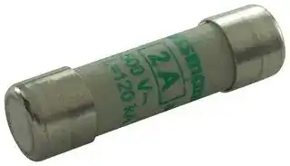C10M2: Fuse, Industrial / Power, Class aM, 2 A, 500 V, 10mm x 38mm, 13/32" x 1-1/2"