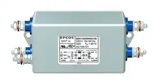 B84112G0000B080: Power Line Filter, General Purpose, 250 V, 8 A, Single Phase, 1 Stage, Chassis Mount