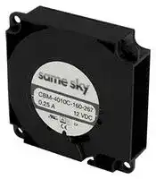 CBM-4007C-065-295: Fan Blower, DC Brushless Motor, 5 V, DC, 40 mm, 7 mm, 1.85 CFM