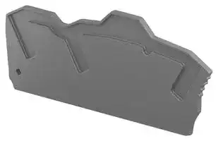 1SNK708911R0000: Accessory, Entrelec SNK Series ZK6-3P & ZK6-PE-3P Screwless Terminal Blocks, End Section Cover