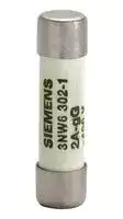 3NW6301-1: Fuse, Cartridge, Cylindrical, 6 A, 400 V, 8 mm x 32 mm