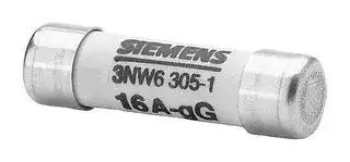 3NW6305-1: Fuse, Cartridge, Cylindrical, 16 A, 400 V, 8 mm x 32 mm