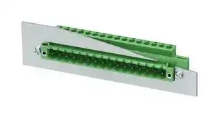 1095509: Terminal Block, Feed-Thru, Plug, 5.08 mm, 16 Ways, 12 A, 320 V, Panel Mount Right Angle