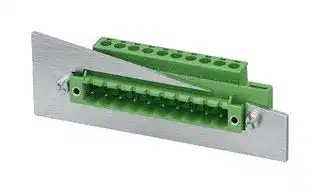 1096142 — Terminal Block, Feed-Thru, Plug, 5.08 mm, 12 Ways, 12 A, 320 V, Panel Mount Right Angle