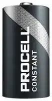 PC1300 CON B10: Battery, 1.5 V, D, Alkaline, 19.669 Ah, Raised Positive and Flat Negative, 10