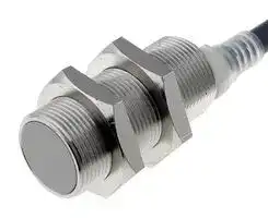E2E-X5Y1 2M OMS: Inductive Proximity Sensor, Cylindrical, E2E Series, M18, 5 mm, NO, 20 Vac to 264 Vac, Pre-wired