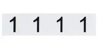 97584051: Info Transparency Label, Signal Indicator, Number