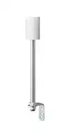 LR6-02PJNU: Body Unit, 60mm Modular LED Signal Tower, 24VDC, Pole Mount, Circular Bracket/Cable, Silver