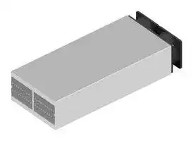 LA 22 400 230: Fan / Force Cooled Heat Sink, 230 VAC, 0.048 K/W, 93 mm, 184 mm, 400 mm, 75 m³/h, 37 dBA