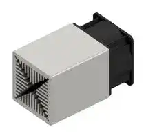 LAM 6 75 12: Fan / Force Cooled Heat Sink, 12VDC, 0.15 K/W, 60 mm, 60 mm, 75 mm, 70 m³/h, 53 dBA
