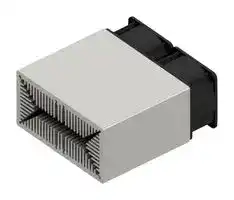 LAM 6 D 100 12: Fan / Force Cooled Heat Sink, 12VDC, 0.56 K/W, 60 mm, 120 mm, 100 mm, 70 m³/h, 53 dBA