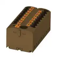 3273340: Panel Mount Barrier Terminal Block, 24 A, 500 V, 7 Pole, 3, Push In, 12 AWG