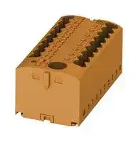 3273348: Panel Mount Barrier Terminal Block, 24 A, 500 V, 7 Pole, 3, Push In, 12 AWG