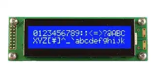 MC22005A6W-BNMLW3.3-V2: Alphanumeric LCD, 20 x 2, White on Blue, 3.3V, Parallel, English, Japanese, Transmissive