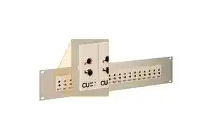19UJP1-10-T: Thermocouple Connector, Jack Panel, 10x Socket, 1Row, Type T, STD, Miniature, 19", ANSI, 19UJP