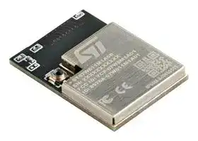 ST67W611M1A6PTR: Wi-Fi Combo Coprocessor Module, 802.11b/g/n/ax, Bluetooth v5.4, STM32, SPI/UART, 3.3V, 2.4 GHz