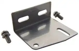 E39-L44: Mounting Bracket, Stainless Steel, E3Z Series Photoelectric Sensors