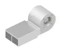 LA 25 200 230: Fan / Force Cooled Heat Sink, 230 VAC, 0.049 K/W, 165 mm, 160 mm, 200 mm, 435 m³/h, 58 dBA