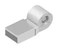 LA 26 200: Fan / Force Cooled Heat Sink, 230 VAC, 0.021 K/W, 165 mm, 165 mm, 200 mm, 435 m³/h, 58 dBA