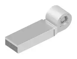 LA 26 400: Fan / Force Cooled Heat Sink, 230 VAC, 0.021 K/W, 165 mm, 165 mm, 400 mm, 435 m³/h, 58 dBA