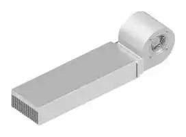 LA 26 500: Fan / Force Cooled Heat Sink, 230 VAC, 0.021 K/W, 165 mm, 165 mm, 500 mm, 435 m³/h, 58 dBA
