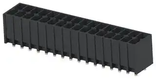1-2842489-6: Terminal Block, 2Row, Black, Header, 3.5 mm, 32 Ways, 8 A, 300 V, Through Hole Vertical