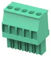 1986370-5: Pluggable Terminal Block, 3.5 mm, 5 Ways, 30 AWG, 14 AWG, 2 mm², Screw